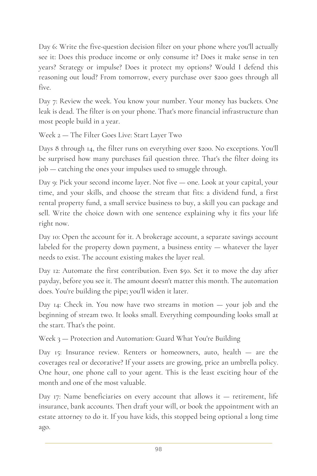 Blurred preview of Old Money Principles page 101